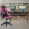 Flash Furniture Black Gaming Desk and Chair Set with Cup Holder BLN-X10D1904L-PK-GG - alternate 1